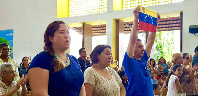 La Iglesia en Nicaragua pide el fin de la represión en Venezuela