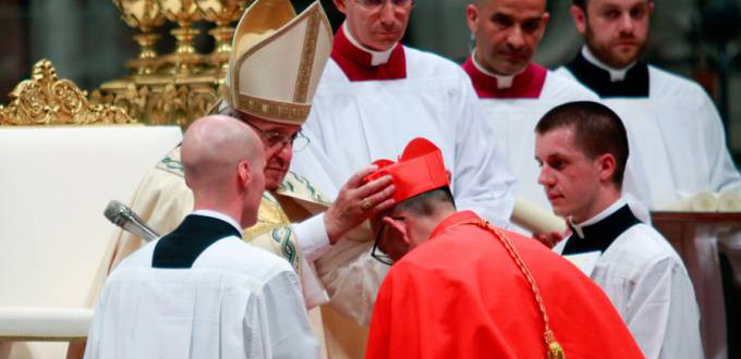 La Iglesia cuenta con cinco nuevos cardenales