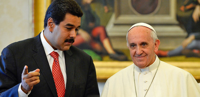 El dictador Maduro pide al Papa que le ayude a impedir que EE.UU invada Venezuela