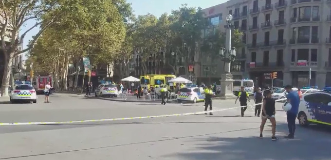 Atropello masivo terrorista en las Ramblas de Barcelona