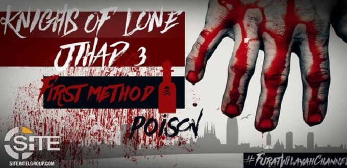 El ISIS insta a los yihadistas a envenenar con cianuro la comida occidental