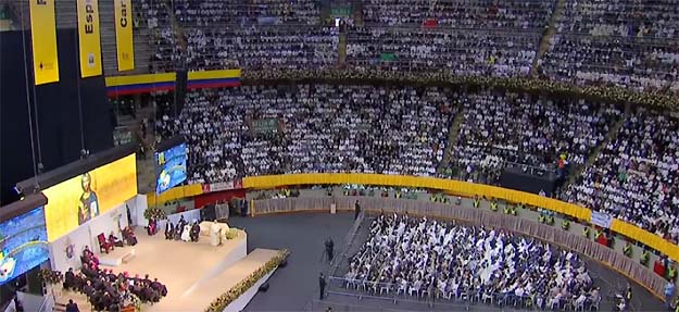 El Papa a los sacerdotes y consagrados: «Nos toca ofrecer todo nuestro amor y servicio unidos a Jesucristo, nuestra vid»