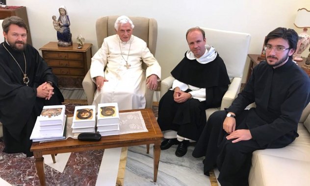 Visita del Metropolita Hilarion a Benedicto XVI