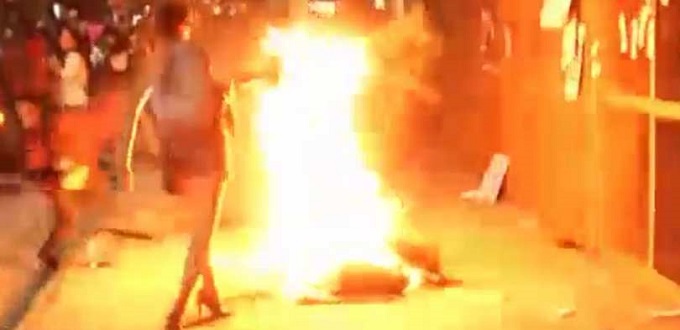 Feministas pro-abortistas intentan incendiar Catedral en Argentina