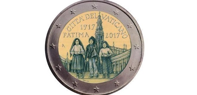 Santa Sede lanza moneda conmemorativa del Centenario de las Apariciones de Fátima
