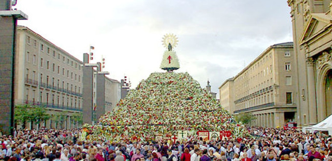 Este ao no habr ofrenda floral a la Virgen del Pilar