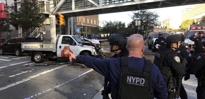 8 muertos y  11 heridos en atentado terrorista en Nueva York