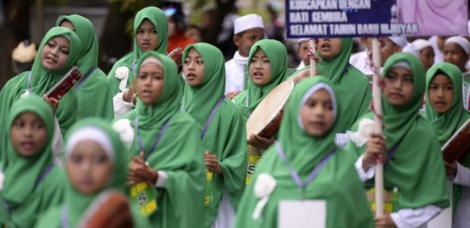 20% de los estudiantes de Indonesia a favor de imponer un califato