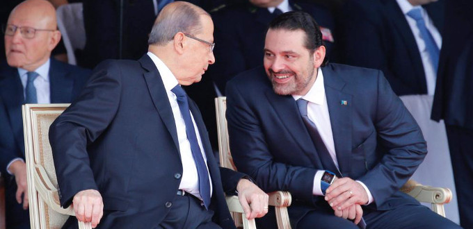 El primer ministro del Líbano retira su dimisión a petición del presdiente