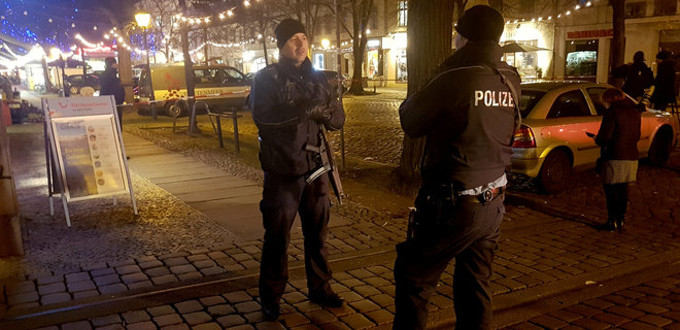 La policía alemana desactiva un paquete bomba en un mercado navideño de Potsdam