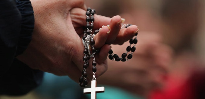 Casi medio millón de fieles rezaron el Santo Rosario por el fin de la violencia contra las mujeres