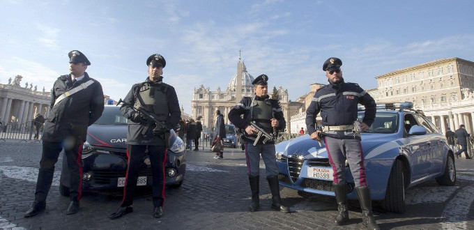 El Papa agradece a la polica italiana su trabajo para impedir una masacre en el Vaticano