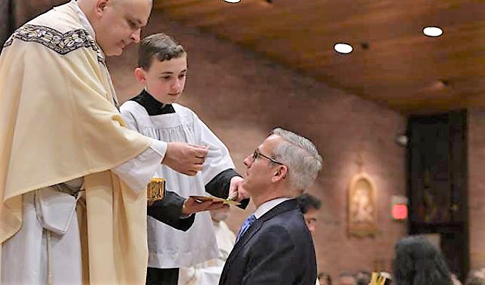 David Beiret, cofundador de 40 Das por la Vida, ha sido recibido por la Iglesia durante la ltima Pascua