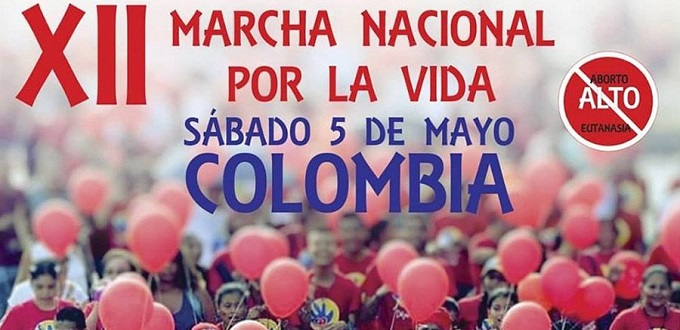 Hoy es la Marcha por la Vida en Colombia 