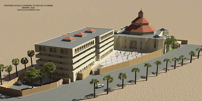 Bahréin: AIN en el comienzo de la construcción de la Catedral Nuestra Señora de Arabia

