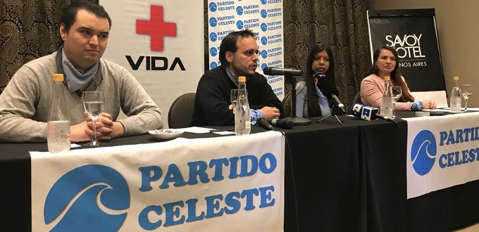 Fundan Celeste, primer partido político esencialmente provida en Argentina
