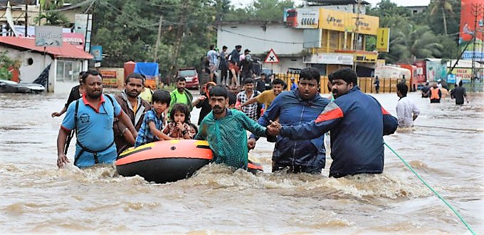 India: sacerdote da las gracias a musulmanes por llevar comida, agua y medicinas a su parroquia en plena inundacin