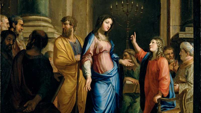 Jesús fue a Nazaret y crecía sujeto a San José y la Virgen María