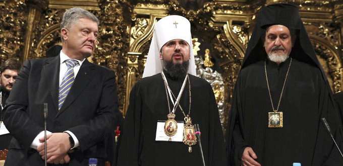 Se pone en marcha la Iglesia Ortodoxa de Ucrania en comunión con el Patriarca de Constantinopla