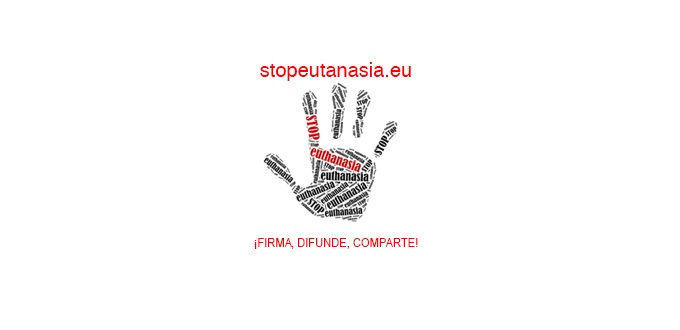 La plataforma Stopeutanasia recoge firmas en contra de la Ley sobre la Eutanasia