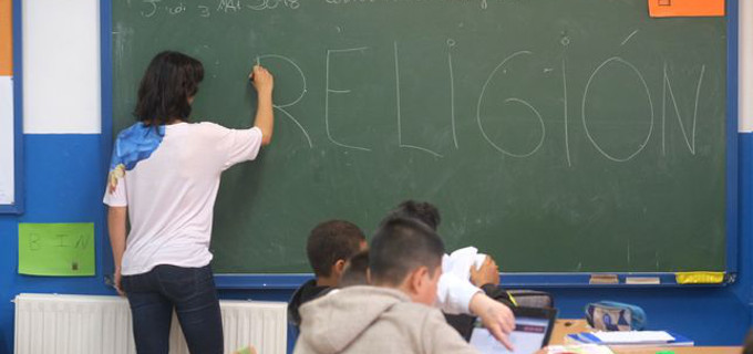 La asignatura de religión católica en España pierde 250.000 alumnos en dos años