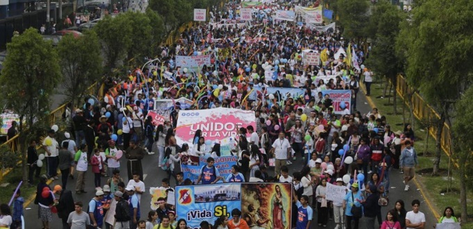 Anuncian la realizacin de una Gran Marcha por la Vida en Per