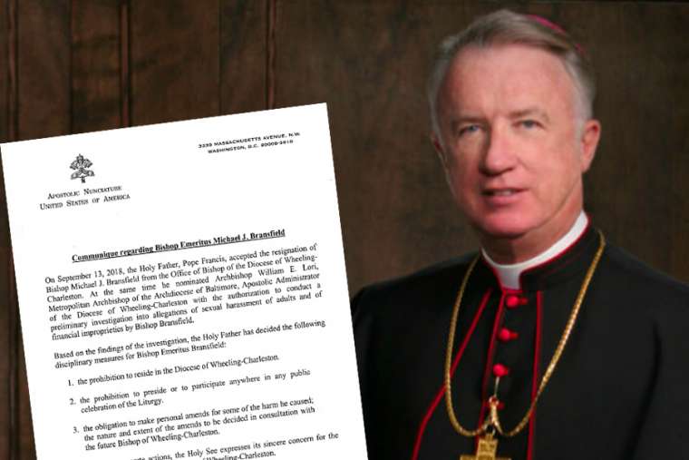 La Santa Sede anuncia sanciones contra el obispo Bransfield