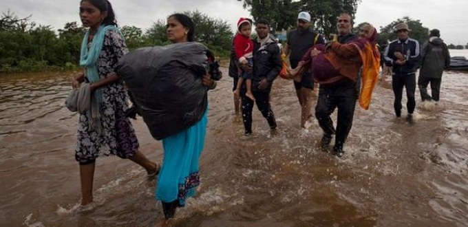 Emergencia por monzones en la India occidental: ms de 40 muertos y 100 mil evacuados