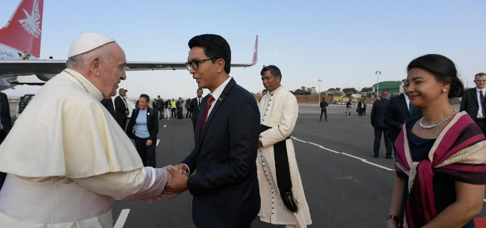El Papa llega a Madagascar
