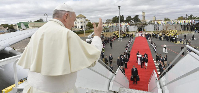 Finaliza el XXXI Viaje Apostlico del papa Francisco