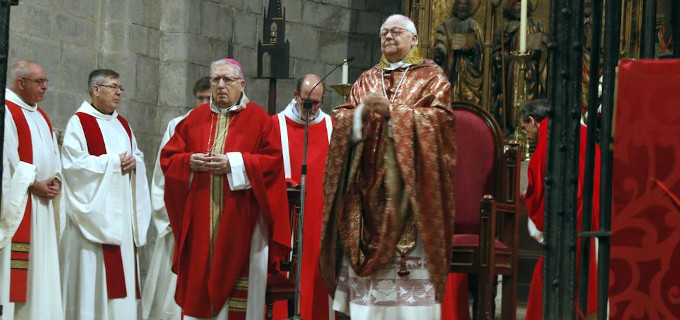El obispo de Gerona pide la liberación de los políticos condenados por sedición