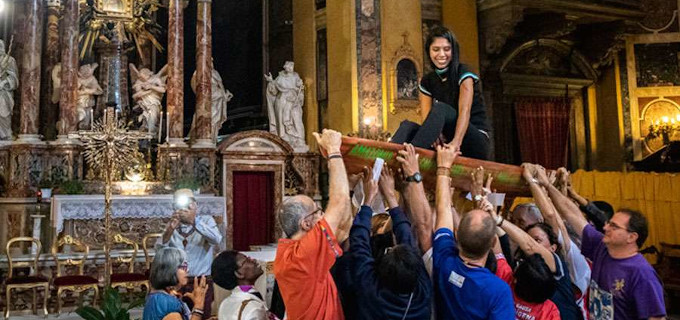 La Red Eclesial Panamaznica celebra rituales paganos y sincrticos en una iglesia romana