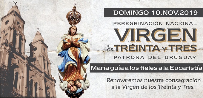 La Iglesia en Uruguay prepara la renovación de la consagración a la Virgen de los Treinta y Tres