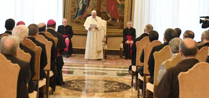El Papa recibe a los miembros de la Comisión Teológica Internacional