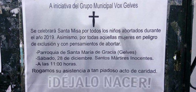 La Archidiócesis de Sevilla cancela la Misa por los niños abortados solicitada por Vox