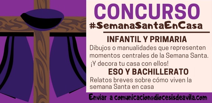 La dicesis de vila organiza el certamen escolar #SemanaSantaEnCasa