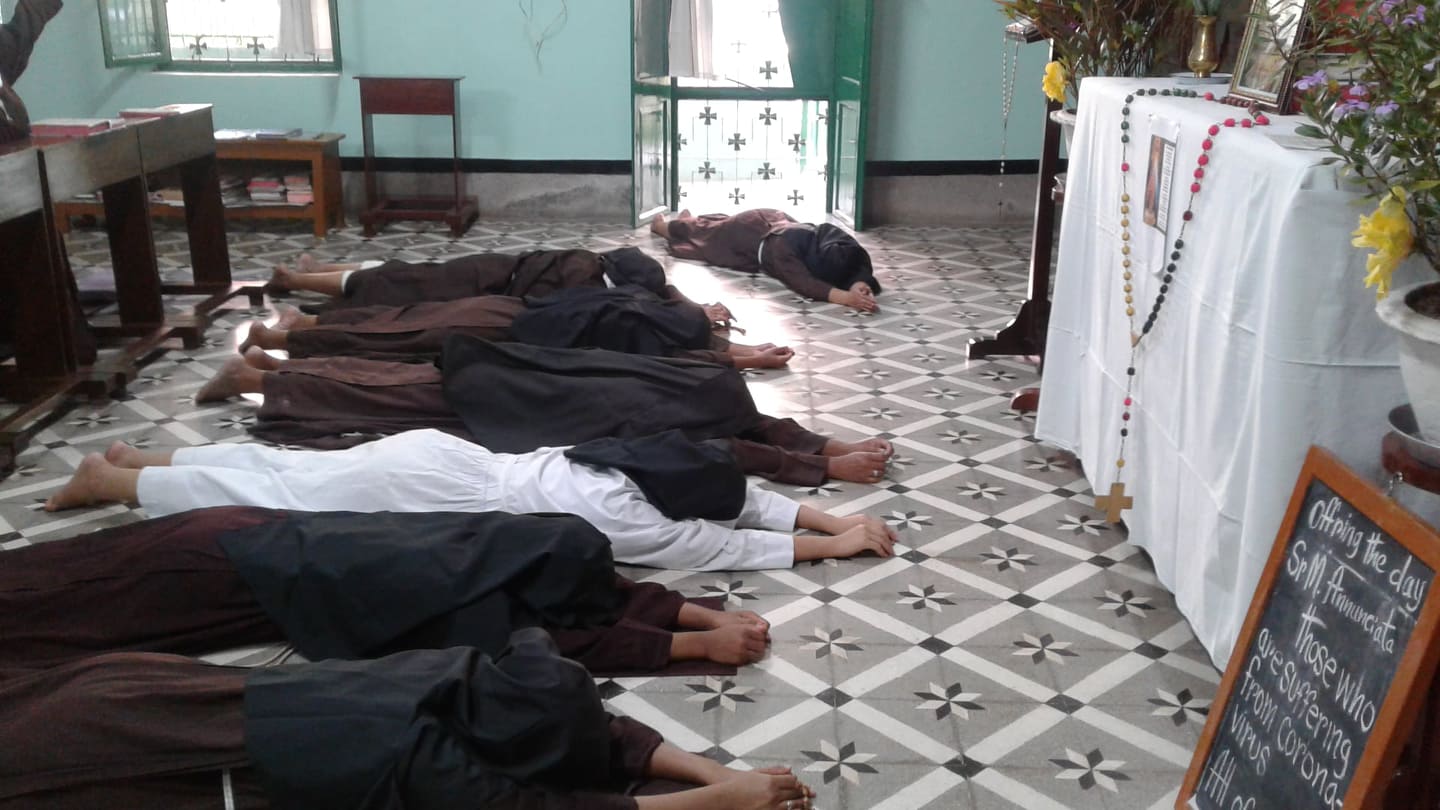 Monjas de clausura en Banglads rezan las 24 horas del da por el fin de la pandemia