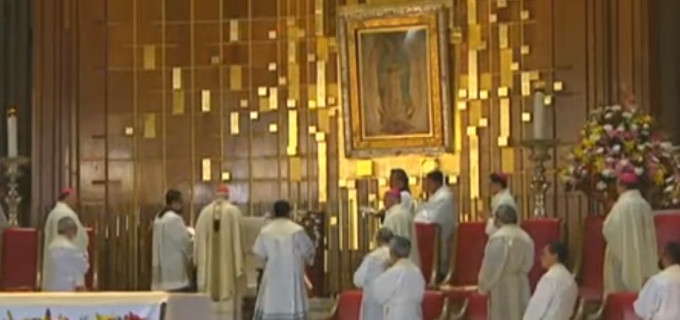 El cardenal Aguiar consagr America Latina y el Caribe a la Virgen de Guadalupe