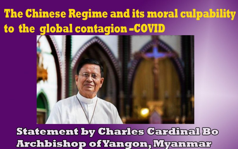 Cardenal Bo: El rgimen del Partido comunista chino es el primer responsable de la pandemia