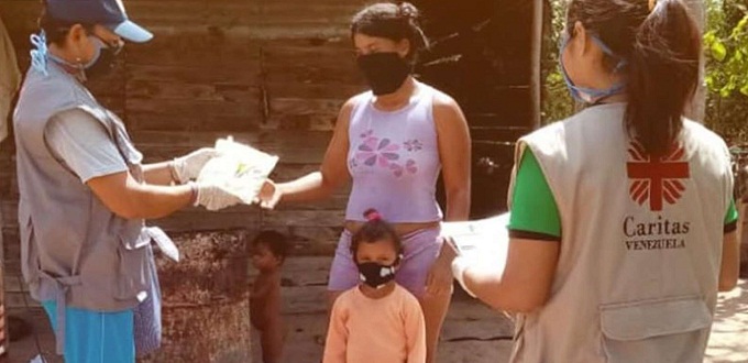 Cáritas Venezuela se reinventa para llevar solidaridad durante la crisis de coronavirus