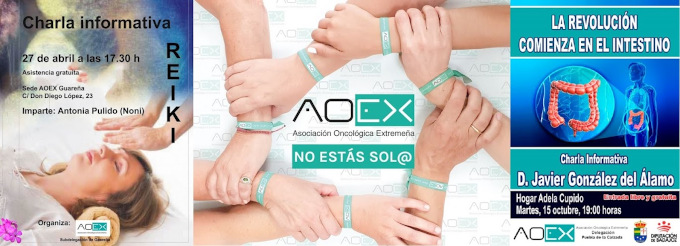 La Asociación Oncológica Extremeña ofrece talleres de Reiki a enfermos de cáncer y sus familiares