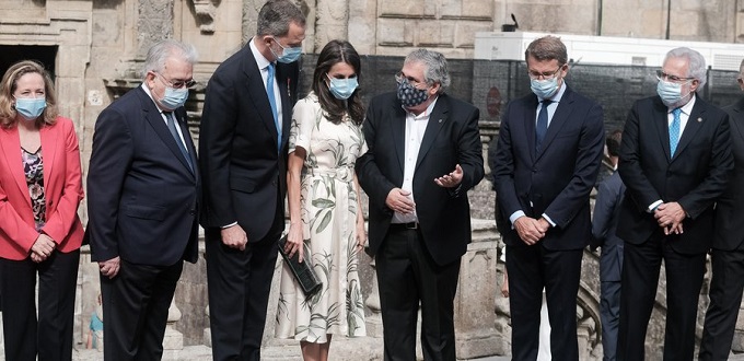 El Rey Felipe VI pide unidad profunda y solidaridad en la Ofrenda al Apstol Santiago