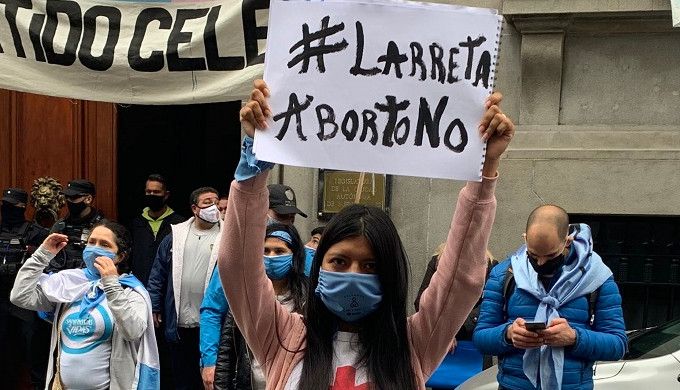 Organizaciones provida protestan por la puesta en marcha de protocolo abortista en Buenos Aires