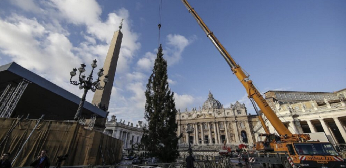 El Vaticano inaugurará el belén y el árbol el 11 de diciembre para esta navidad