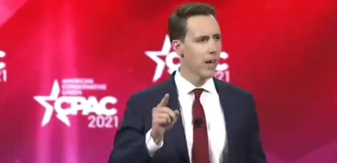 Senador Josh Hawley: Nuestros derechos provienen de Dios, no de Google