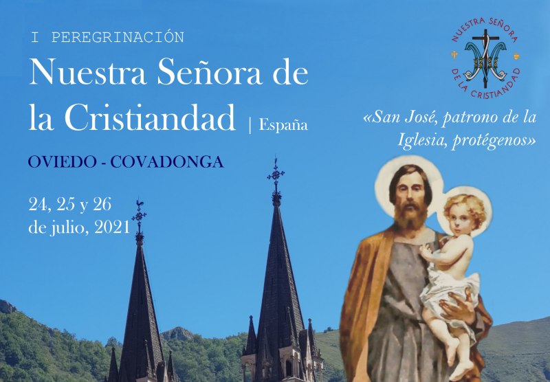 Espaa: peregrinacin a Covadonga al estilo de la de Chartres