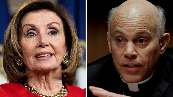 Mons. Cordileone vuelve a decirle a Nancy Pelosi que no puede apoyar el aborto y comulgar