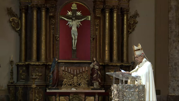 El cardenal de Buenos Aires preside el Tedeum por el 25 de mayo ante una catedral vacía