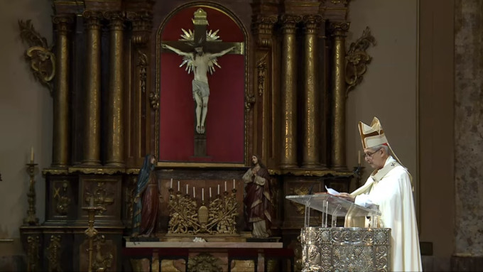 El cardenal de Buenos Aires preside el Tedeum por el 25 de mayo ante una catedral vaca