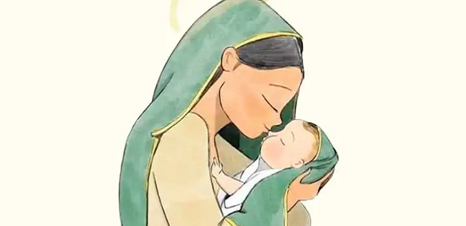 Peregrinación mariana protagonizada por niños bajo el lema «María es ternura»
